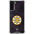 NHL Boston Bruins Distressed Galaxy S21 FE Clear Case